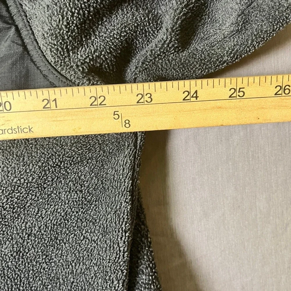American Eagle Jacket Mens XL Performance Black Grey Fleece Full Zip Mock Neck